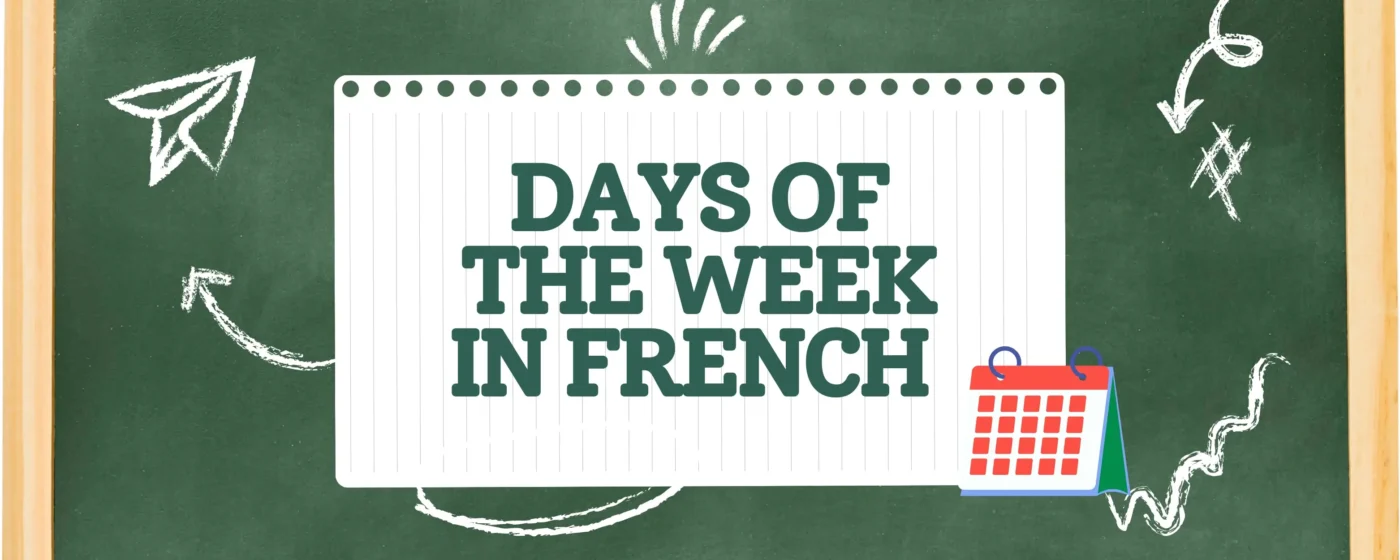 Days of the Week in French