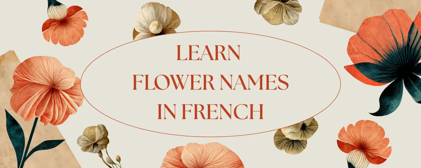 Flower Names in French