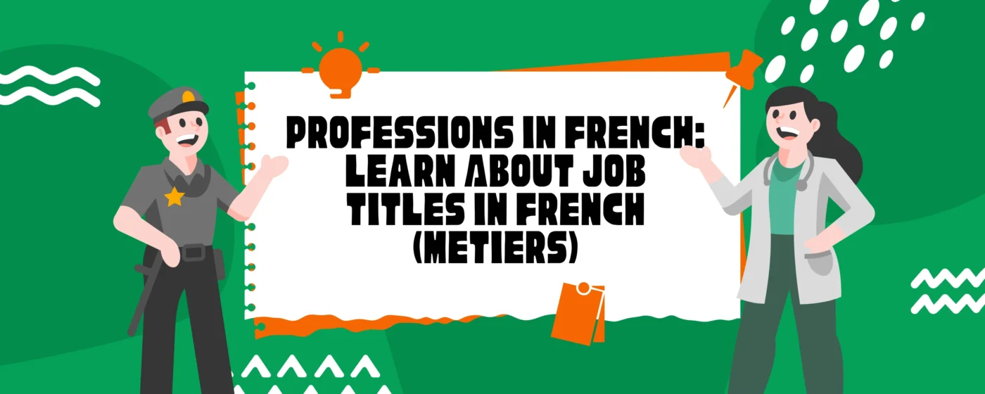 Professions in French