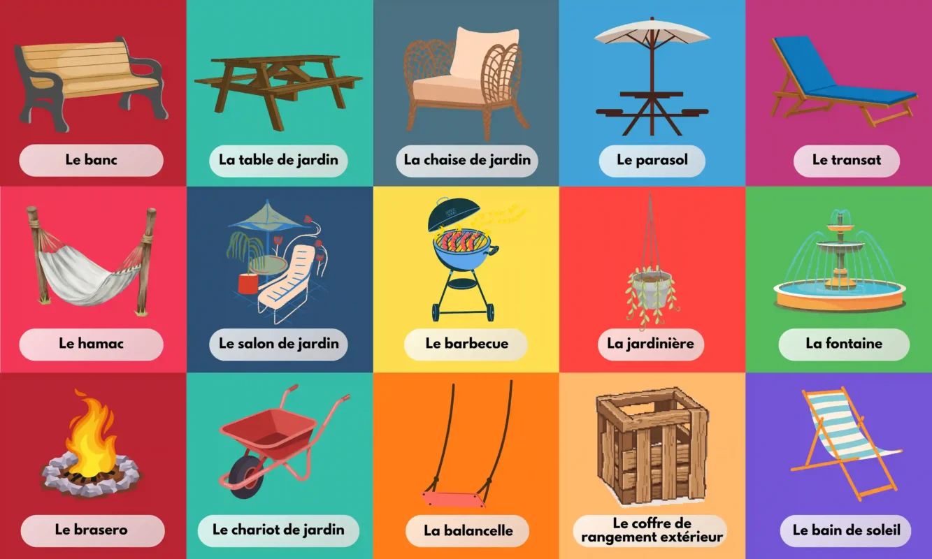 Outdoor & Miscellaneous Furniture in French