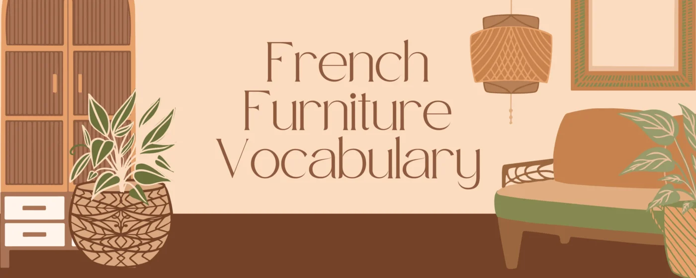 French Furniture Vocabulary