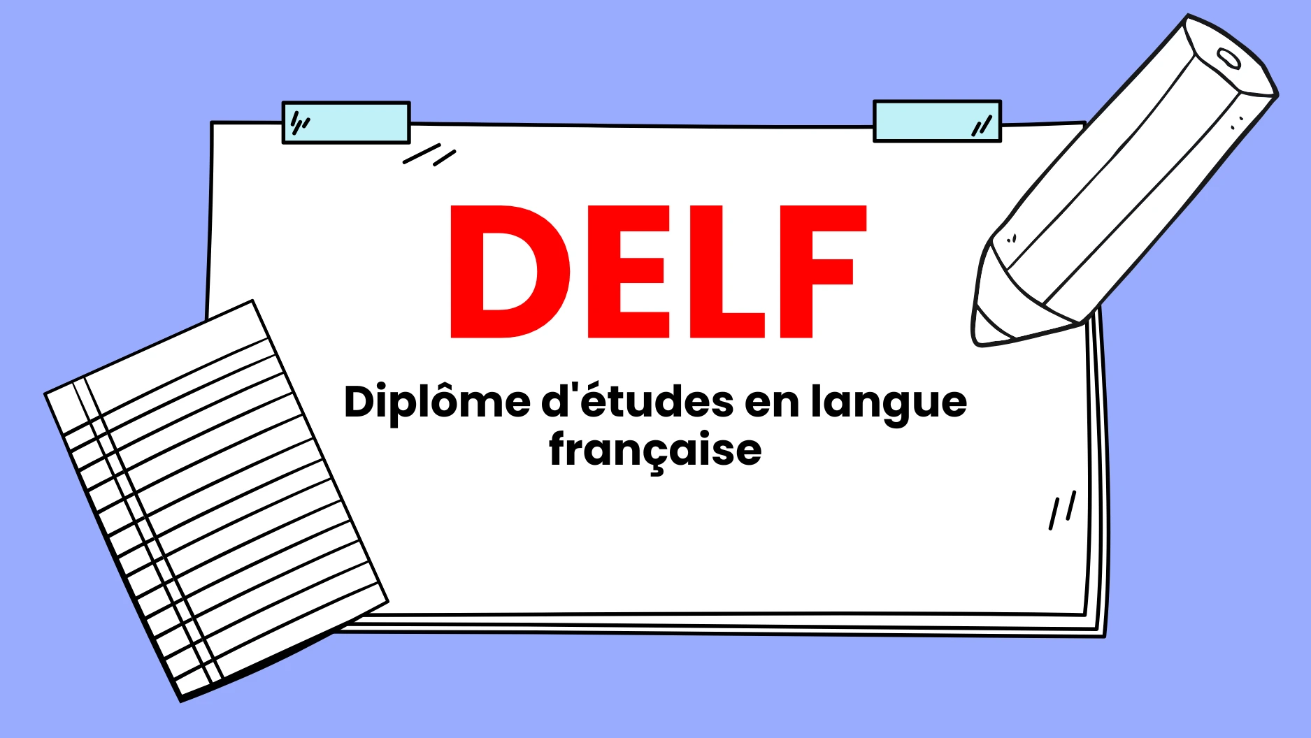 DELF Practice Sheets Featured Image