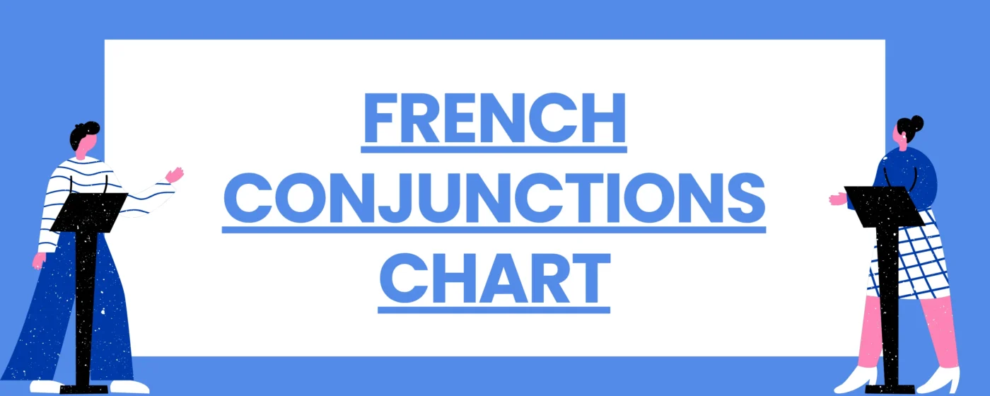 French Conjunctions Chart